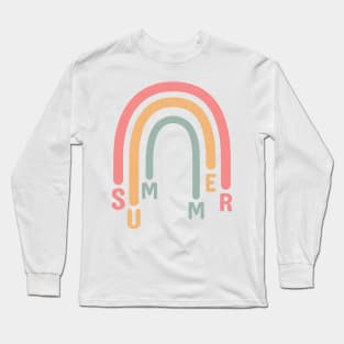 Summer Rainbow Long Sleeve T-Shirt